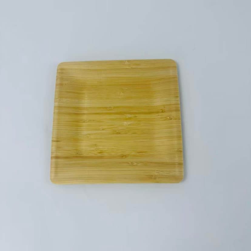 Introducing Our Premium Bamboo Square Plate Collection