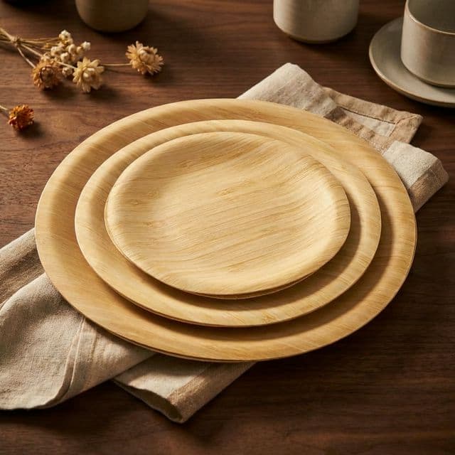 Bamboo Round Plate